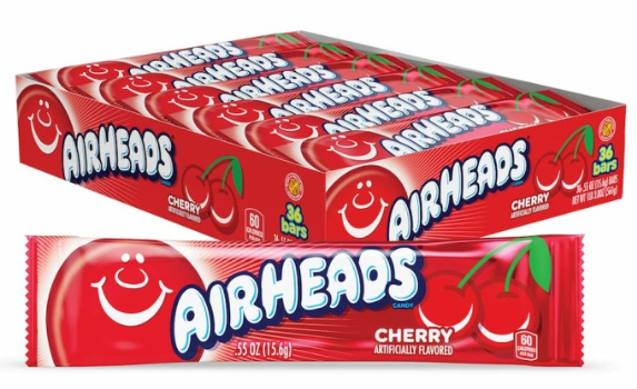 Air heads bars Cherry 36x15g