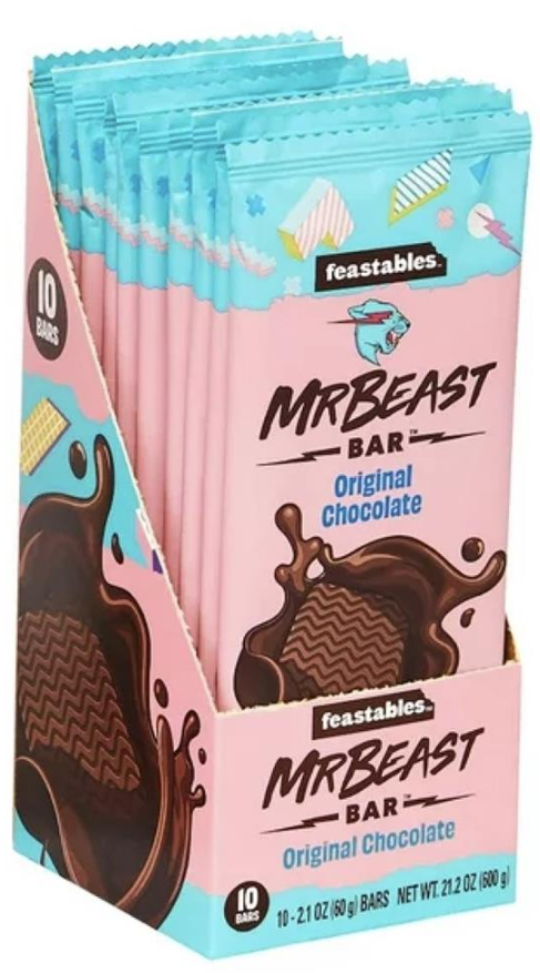 MrBeast Tablet Original Chocolate 10x60g