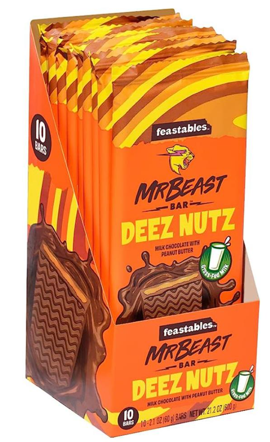 MrBeast Tablet Deez Nutz 10x60g