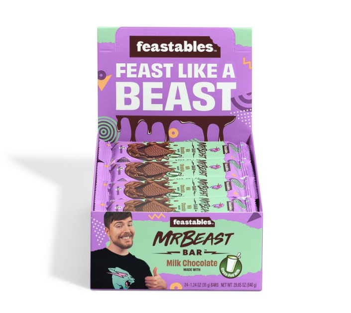 MrBeast MINI Milk Chocolate 24x35g