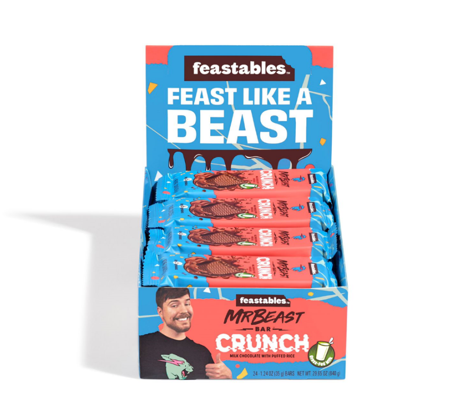 MrBeast MINI Milk Crunch 24x35g