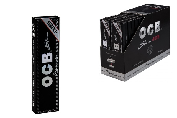 OCB BLACK KS+Tips box/32