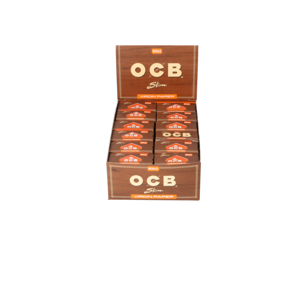 OCB Virgin Rolls Slim Black 5m/24