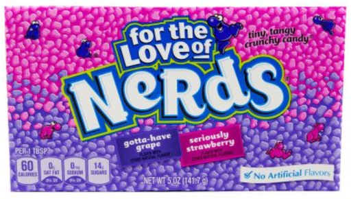 [NER002] Nerds Grape & Strawberry Theatre Box 12x142gr