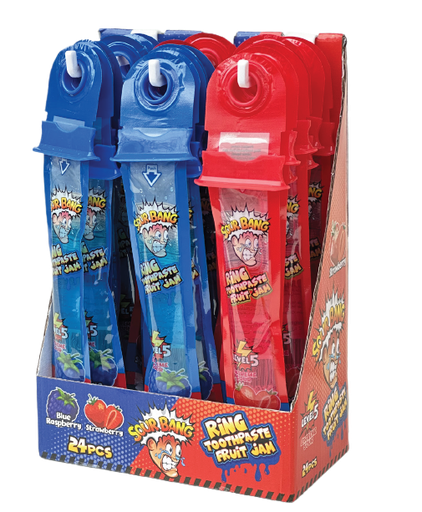 [MOK006] Sour Bang Toothpaste Fruit Jam (24 x 32g)